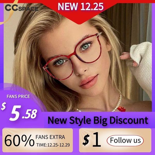 

sunglasses 48287 oversized plastic titanium cat eye antii blue light glasses frames women tr90 fashion computer eyeglasses, White;black