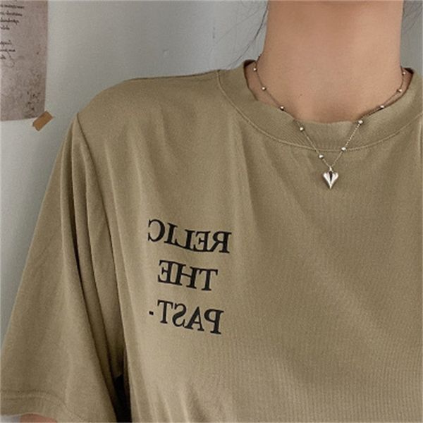

925 silver love necklace women's fashion hip hop design