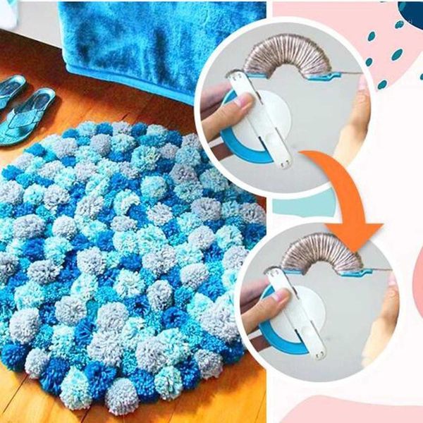 

new style ball making machin diy needle crafts pompom manufacturer ball weaver wool loom making hair tool #t2p1, Black