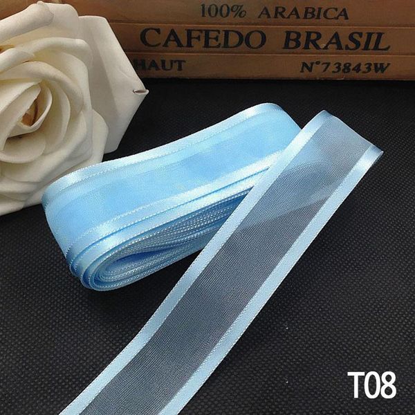 

5m 25mm satin edge organza ribbon for gift wrapping hair bows wedding party decoration handmade ribbon diy christmas ribbons wmtkyp