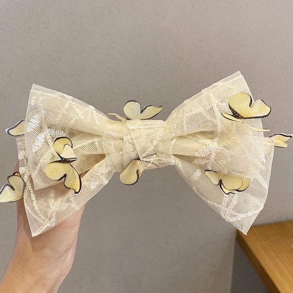 

новые женщины девушки симпатичные красивые бабочка шифон bow heanpins сладкий огонь орнамент волос орнамент для волос барьерки мода принадле, Black;brown