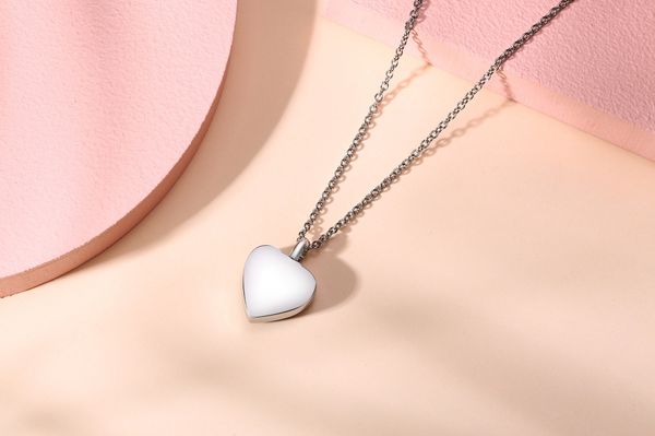 

qwc gbb23 stainless steel necklace sell single 18mm heart instruments gift women jewelry q1209, Bronze;silver