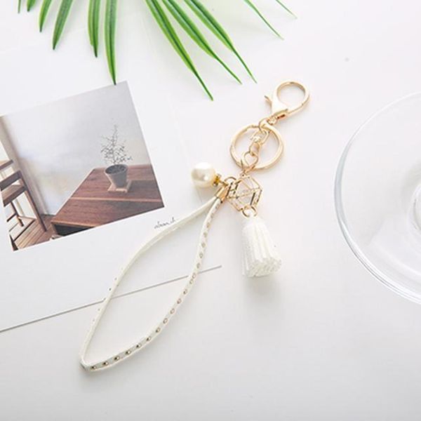 

personality geometric key chain keyring friends porte clef with tassel llavero for women jewelry gift charm accessory eh131 h qylqih