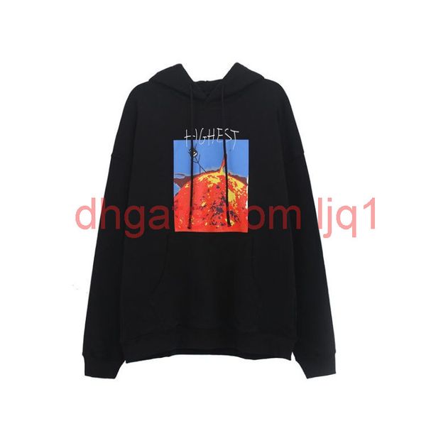 

rapper hip hop hoodies turn it up till they cant hear hoodie men women flame sun stickman cotton hoodie casual hooded sweatshirts, Black