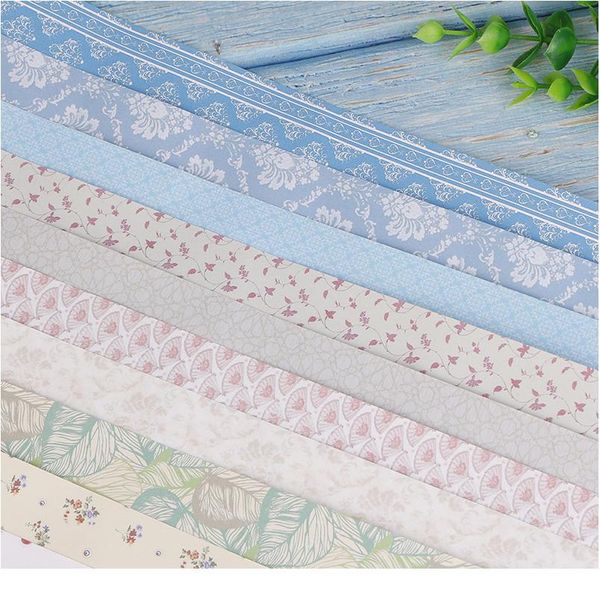 

1:12 mini furniture miniature rement doll accessories colorful wallpaper children baby gift toy dollhouse 29.5*21cm jllqxd