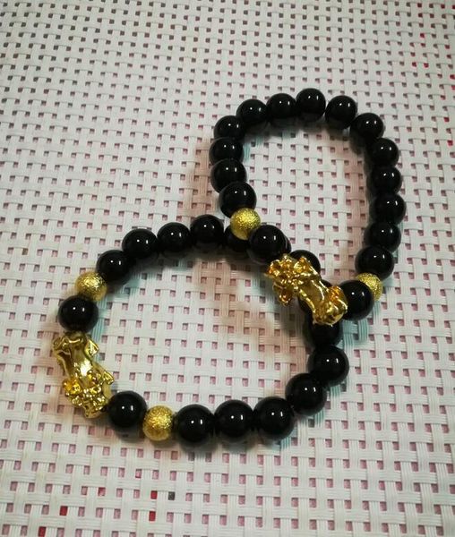 

delivery bracelet pi beaded xiu natural yaobite, Black