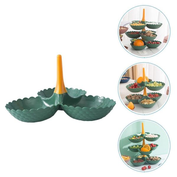 

1pc creative multi-function fruit plate fruit holder tray plate creative dish storage tray for home kitchen