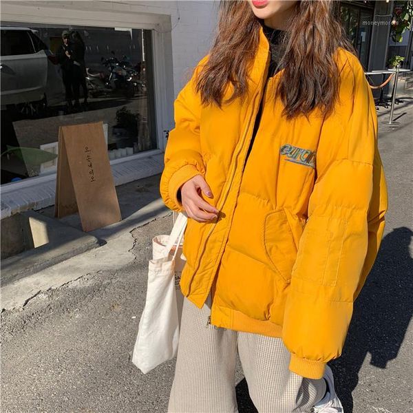 

women's down & parkas video will firm offers easy students bread served short winter coats to keep warm cotton cotton-padded jacket a1, Black