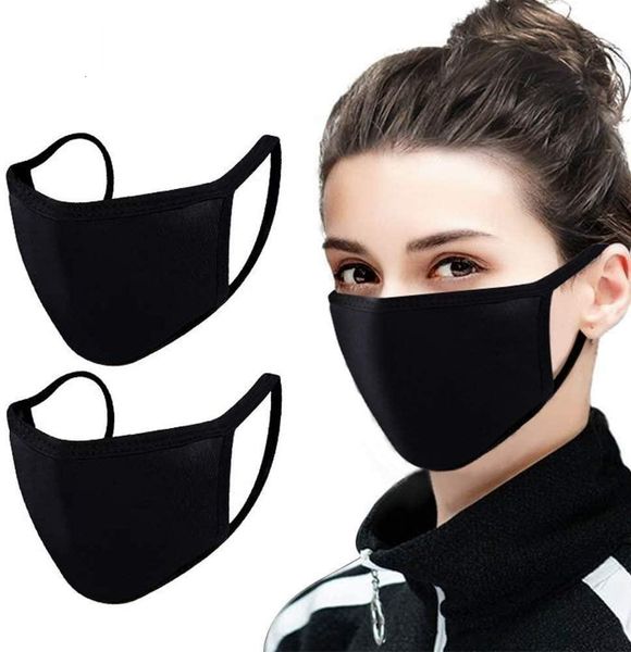 

cover masks mouth men face anti-dust (black) 100% cotton wrqb and for women cov