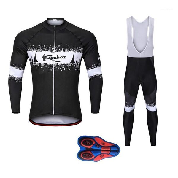 

2020 winter men 9d gel breathable pad ropa ciclismo invierno hombre mtb long sleeve fleece cycling clothing1, Black;blue