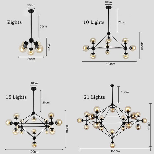 

industrail vintage loft chandelier glass bubble chandelier for living room bedroom kitchen island mall staircase chandelier