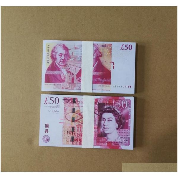 

british currency 50 pound fake money billet children play money 50uk movie m qyljox sweet07