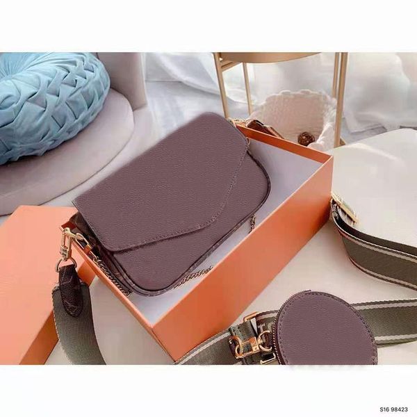 

5a new fashion ladies shoulder bag high-end brand crossbody bag ladies classic handbag ladies print wallet