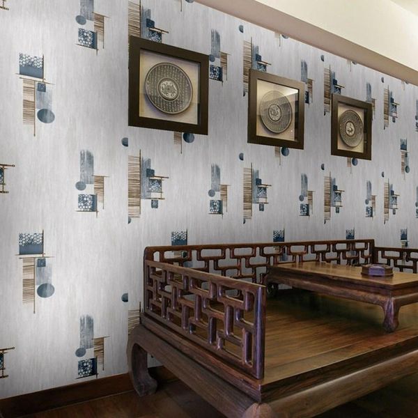 

wallpapers wellyu papel de parede restaurant box aisle hall wallpaper chess room house chinese style living
