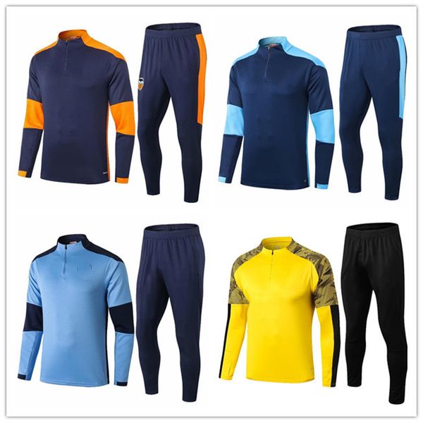 

20-21 лион новый мужской maillot de feps cousssuit для взрослых трексец выживших футбол chandal jogging тренировочный костюм комплекты kesip, Gray