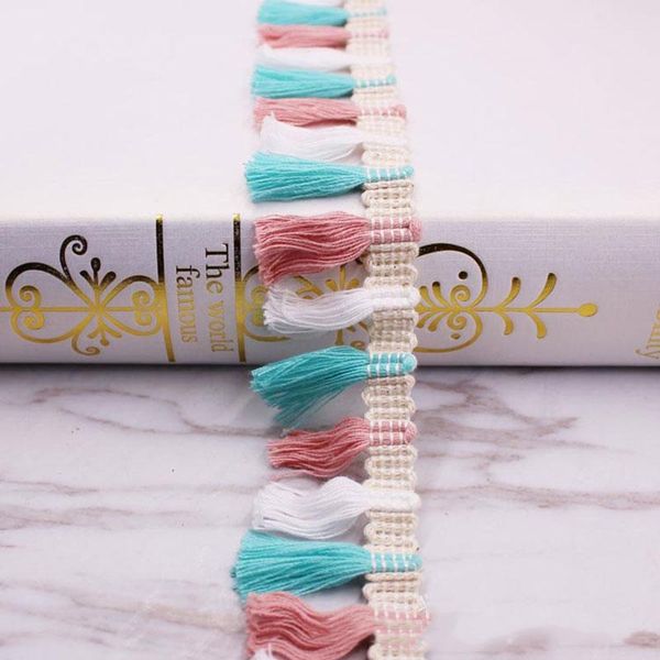 

10yards lot diy accessories lace ribbon tassel cotton tassels trimming fringes for sewing table cover clothes curtain decoration h jllwwv