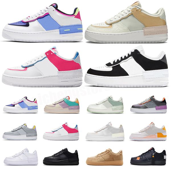 

platform one women mens running shoes 1 white orange mca university blue utility red volt shadow trainers sneakers pw3b3