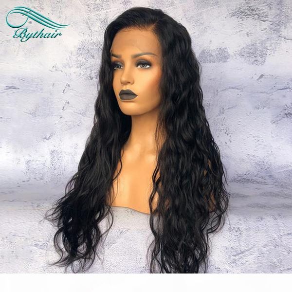 

парик фронта высокого качества бразильский девы волос glueless фронта шнурка человеческих волос парики черный женщины pre щипковых свободные, Black;brown