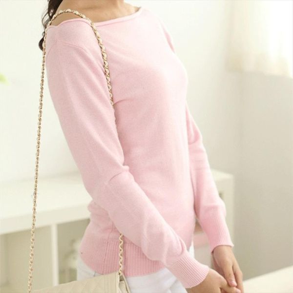 

new sweater women wool sweater pullover casual spring autumn basic pullover ladies drop shipping high quality, White;black