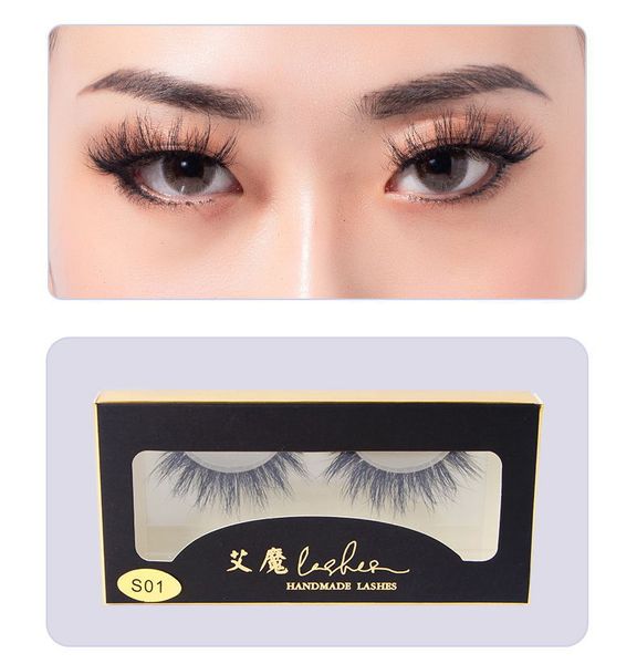 

2020 mink eyelashes (style 3d) mink false eyelashes soft natural dense false eyelashes extension beauty tools 16