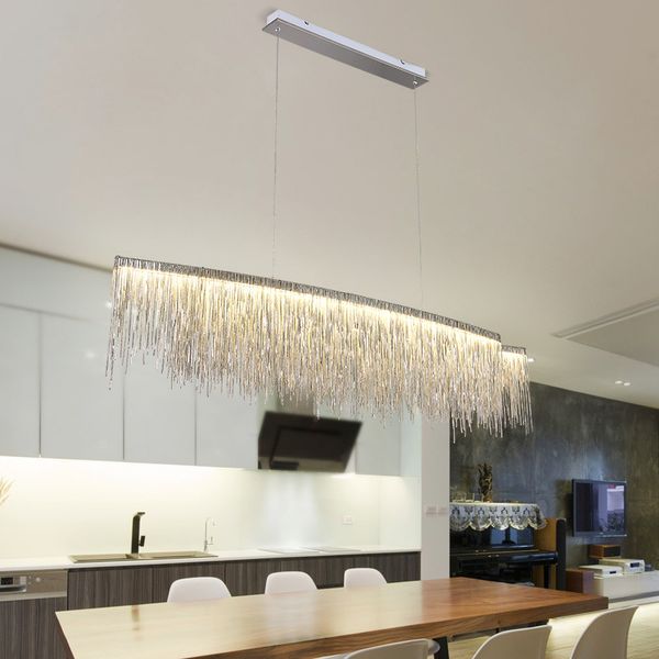 

remote modern three grades lamp intensity tassel chandelier nordic restaurant luxury l engineering chain living lighting