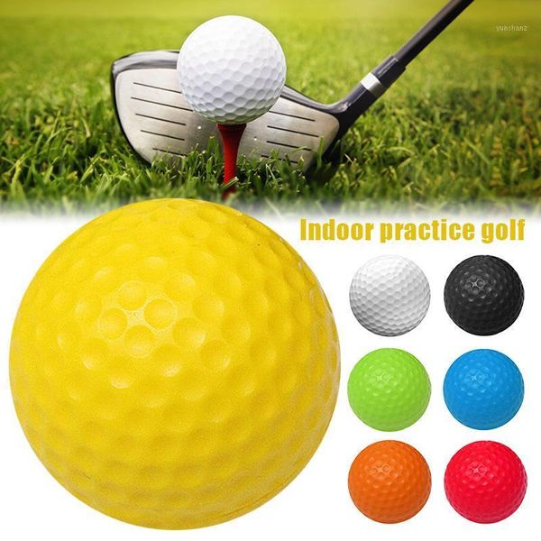 

golf balls golfs ball pu solid soft indoor practice sport exercise room foam balls1
