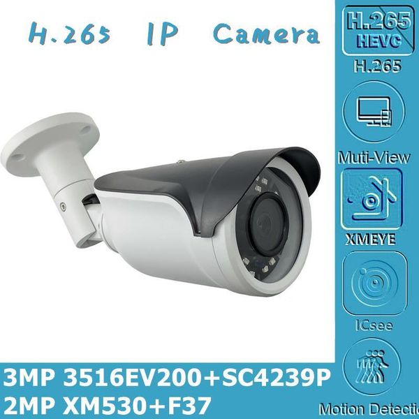 

3mp 2mp h.265 ip camera 2304*1296 3516e+sc4239p 1080p xm530+f37 onvif cms xmeye irc 36 leds nightvision p2p rtsp cloud1