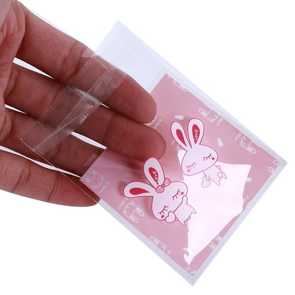 

gift wrap 100pcs/pack pink cute baking package cookie bag chocolate handmade soap snack candy