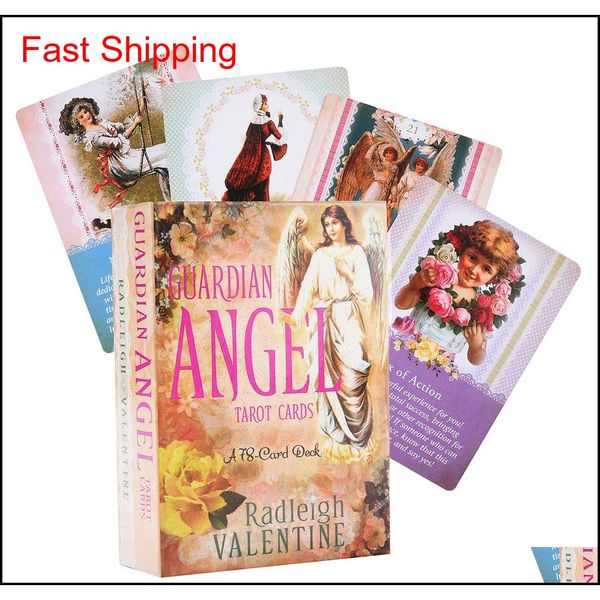 

guardian angel tarot cards a 78-card deck tarot oracles cards everyday and electronicguidebook cards game toy witch guanrdian angel n2aok