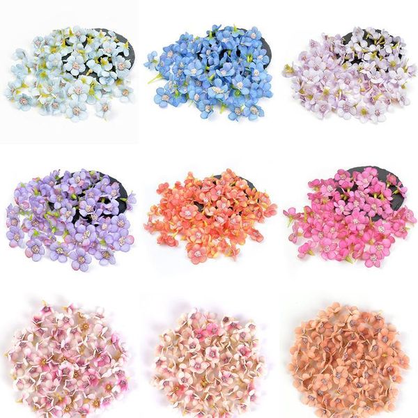 

50/100pcs 2cm mini daisy flower silk artificial flower head for wedding home party decoration diy craft wreath gift scra jlldvv