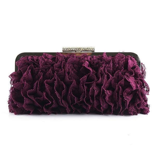 

fashion purple/beige color evening clutches bags elegant women long chain phone coin bag daily shoulder crossbody purses