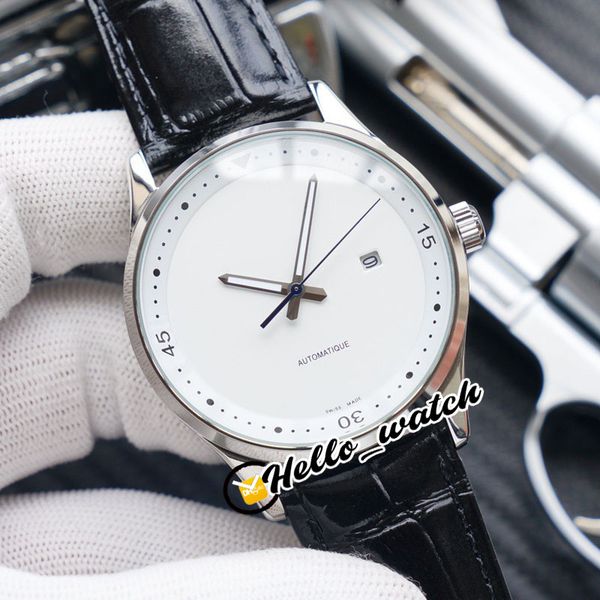 

new master polaris memovox q9008470 automatic mens watch steel case no mark white dial black rubber strap gents watches hwjl hello_watch, Slivery;brown