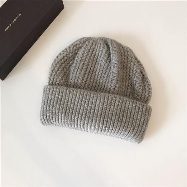 

cokk женская шляпа сладкий арбуз кепки вязаный кролик меховой меховой меховой фана осенью осень зимние шляпы для женщин девушки женские бонн, Blue;gray