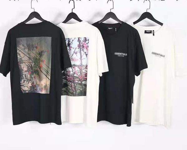 

fashion short sleeve round neck blouses shirt white t-shirt white and black sweatshirt summer street hip hop short sleeved men and wome, White;black