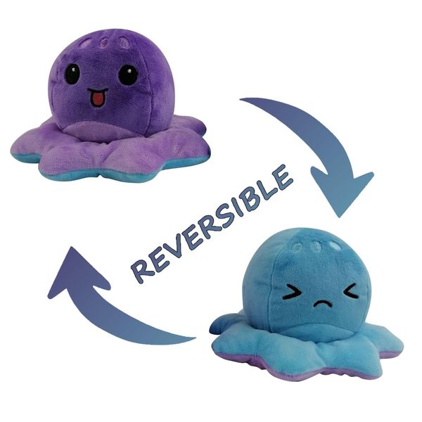 

cute pulpo reversible plush toys jellyfish double sided doll kid christmas gift kawaii plush stuffed toy peluche wmtnvx