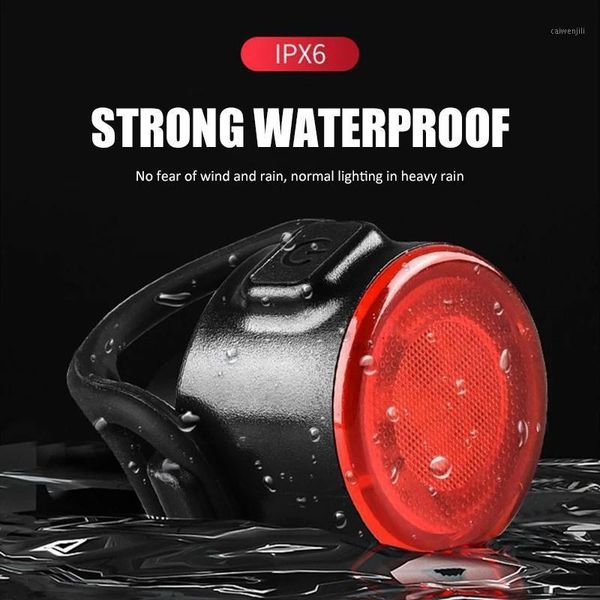 

usb bicycle taillight mountain bike headlight set night riding waterproof safety warning light riding equipment accessories1