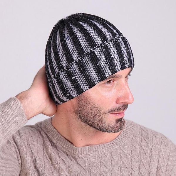 

new winter hat knitted beanies hats for men women caps skullies gorros casual outdoor sport bonnet ski mask beanie cap knit beanie, Silver