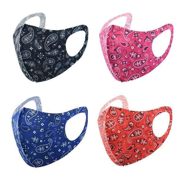 

floral dustproof printed women windproof fashion mouth cotton face mask washable reusable respirator dustproo