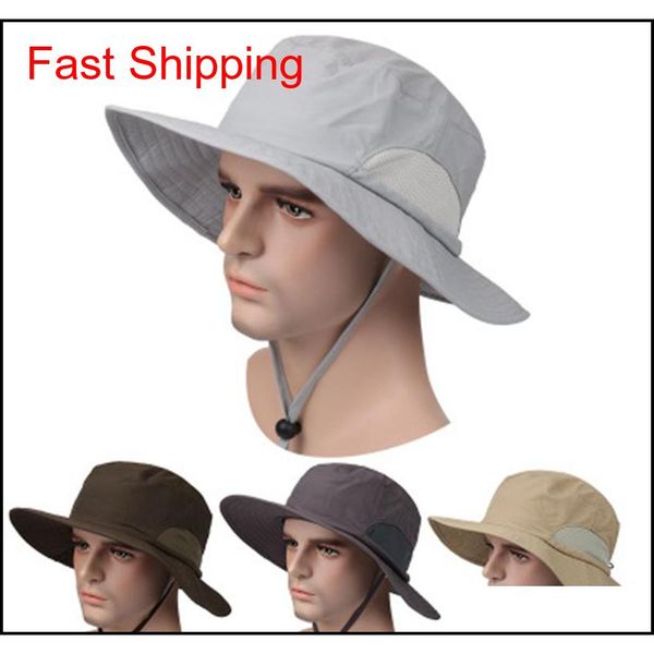 

outdoor folding fishing hat breathable size caps solar protection lightweight and quick dry for hiking hunting sun hat zza628 vrcew, Black;white