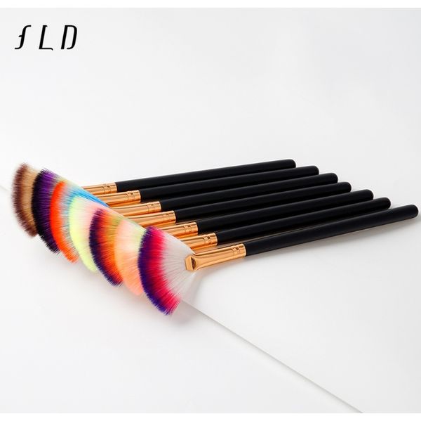 

fld wood handle 1pcs face brush 7 colors face powder makeup brush fld wood goods with price f jllqax