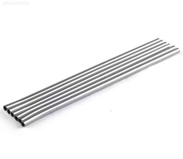 

straight straws durable drinking straw stainless steel metal bar family kitchen