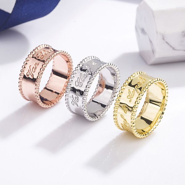 

fashion s925 sterling silver index finger simple wide edition beaded signature ring