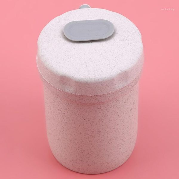 

storage bottles & jars portable wheat straw lunch breakfast drink porridge cup breathable sealed soup to work creative box1