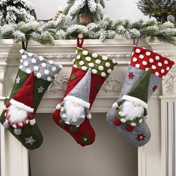 

interior decorations christmas car ornaments xmas gift santa claus sock pendant hang accessories happy year ozdoby