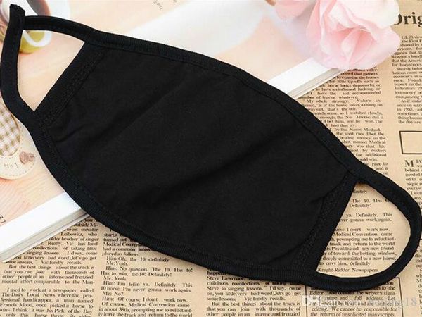 

e1tkblack designer fashion washable protective face cotton reusable kids anti dust cycling mouth mask children cloth m