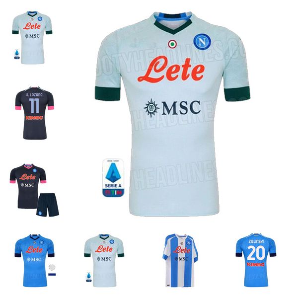 

20 21 napoli blue away black insigne mertens men soccer jersey koulibaly milik h.lozano hamsik naples camiseta de fútbol football shirt 2021, Black;yellow