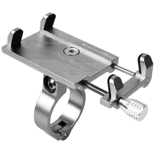 

2020 new aluminum bicycle phone holder for smartphone 3.5-6.2 inch adjustable support gps bike phone stand mount bracket