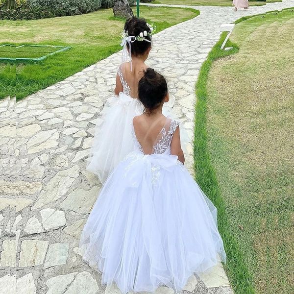 

lovely flower girl dresses for weddings tulle floor length ball gown junior bridesmaid dress for girls real image, White;blue
