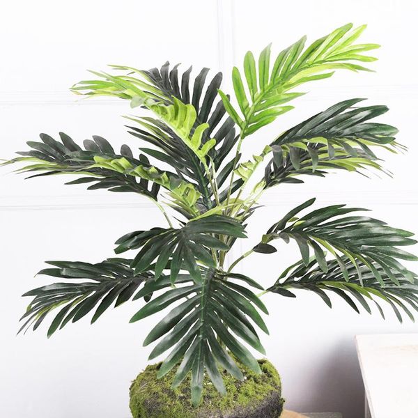 

decorative flowers & wreaths 63cm 15 heads tropical palm tree large artificial plants fake leafs silk coconut branch for home wedding garden