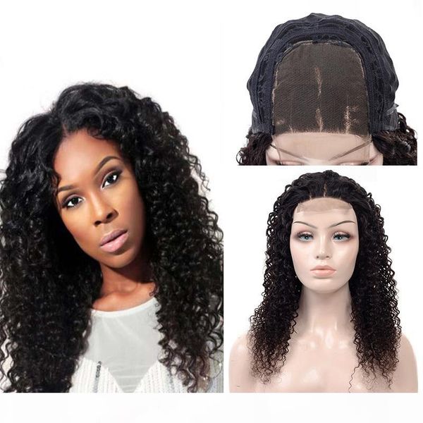 

indian curly wigs for black women 180% density virgin human hair 4x4 closure lace front wigs indian remy hair wigs wholesale vendor